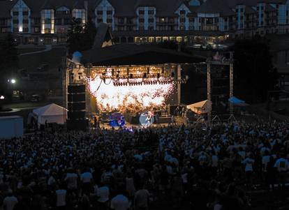 Kid Rock live in concert at Boyne Mountain.