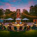 evening skybridge patio