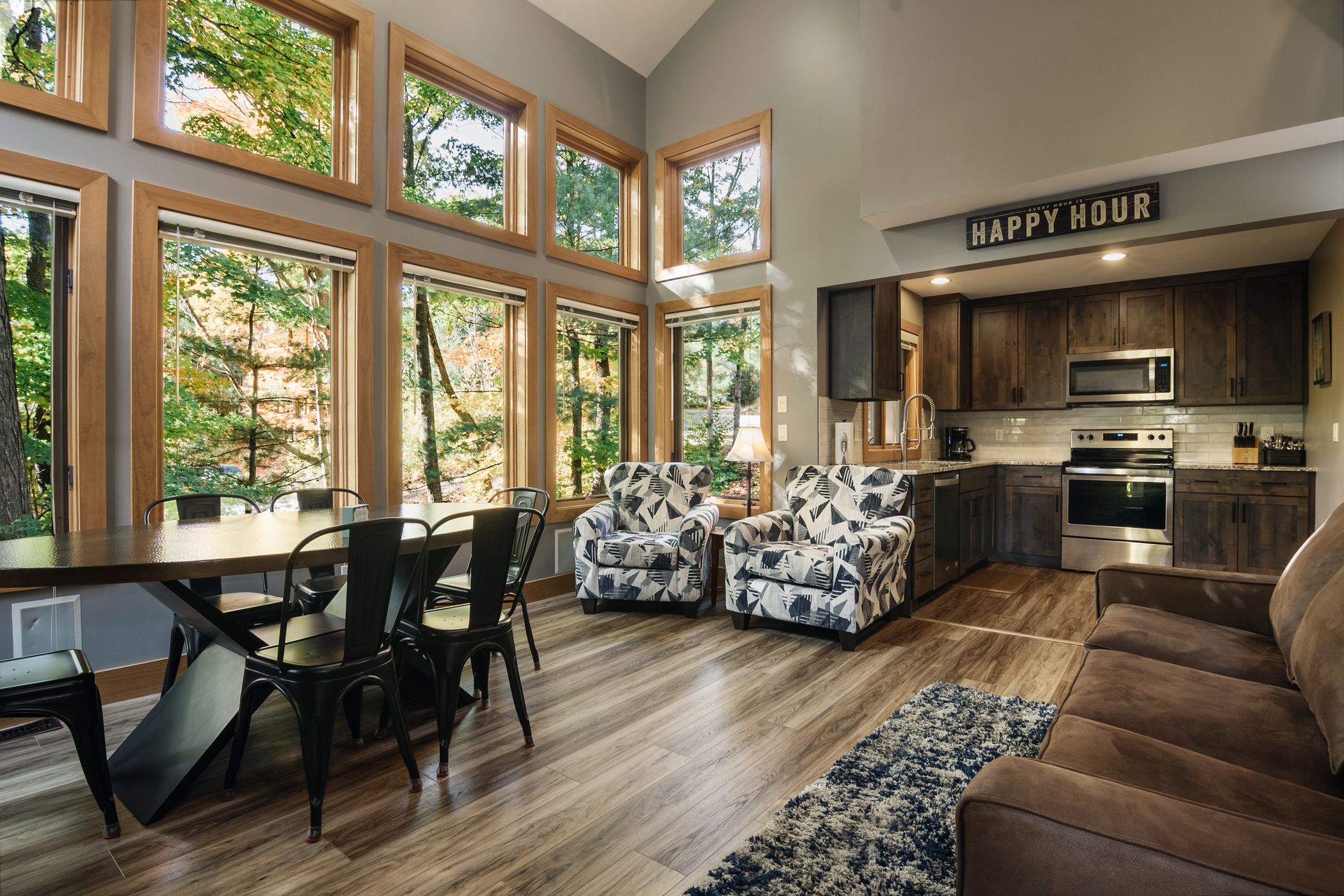 living area of disciples ride condo