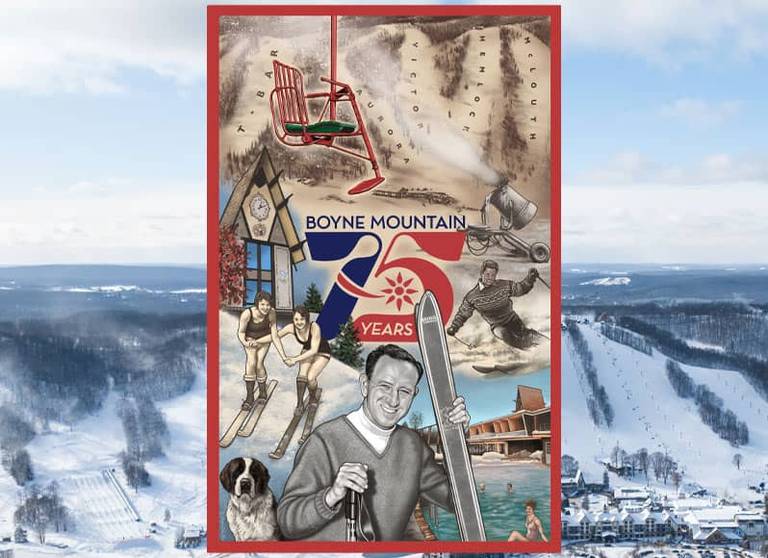 75 Years Boyne Mountain poster