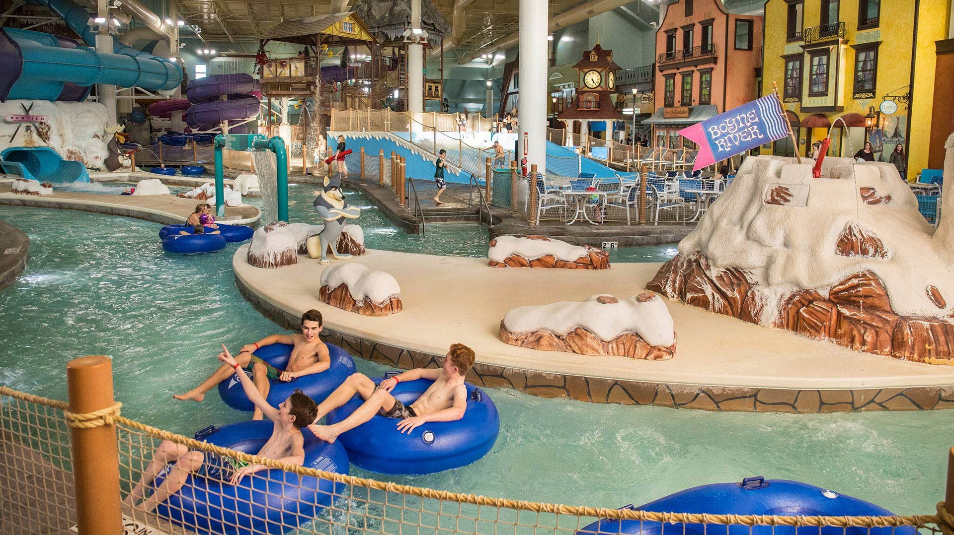 Lazy river in Avalanche Bay