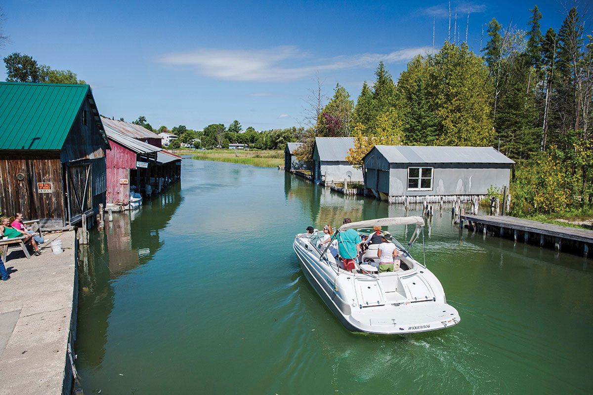 inland waterway in alanson