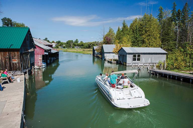 inland waterway in alanson