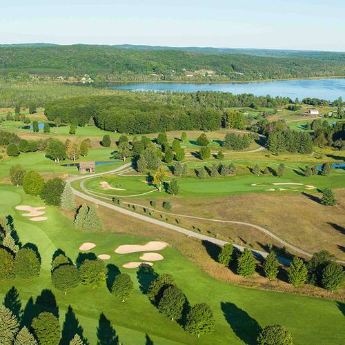 golfing at Boyne Mountain Resort