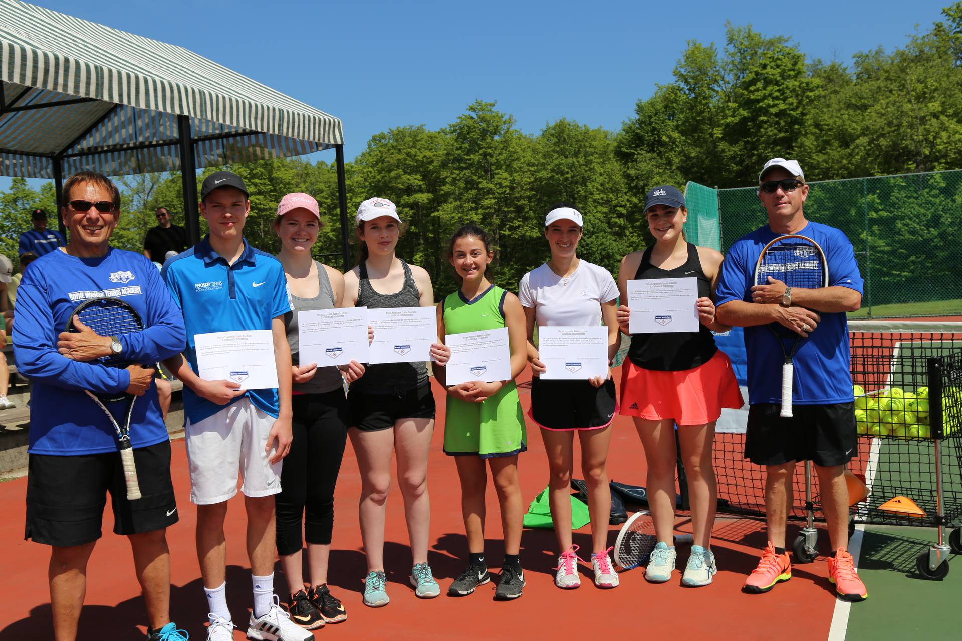Boyne Mountain Tennis Academy Awards.