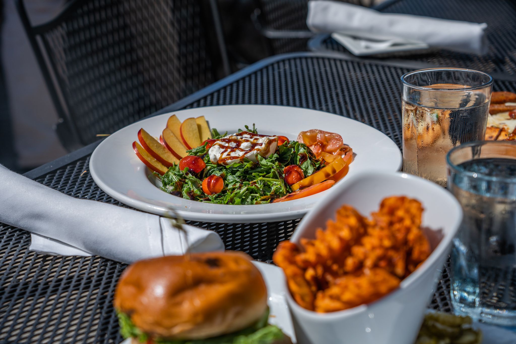 salad at the beach house