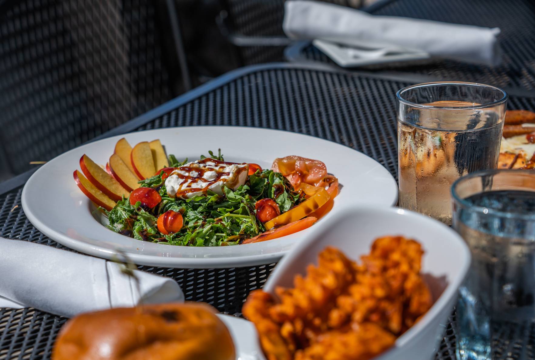 salad at the beach house