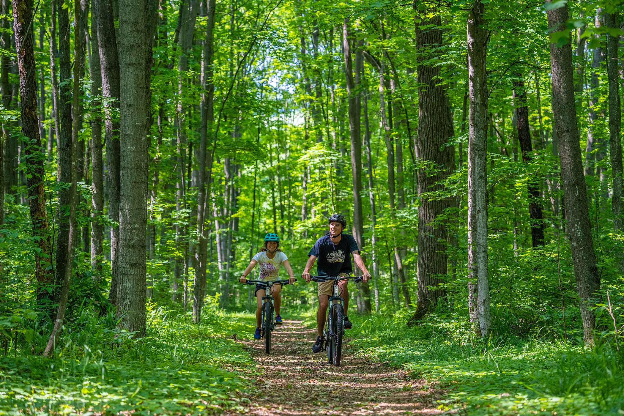 Biking Boyne Mountain