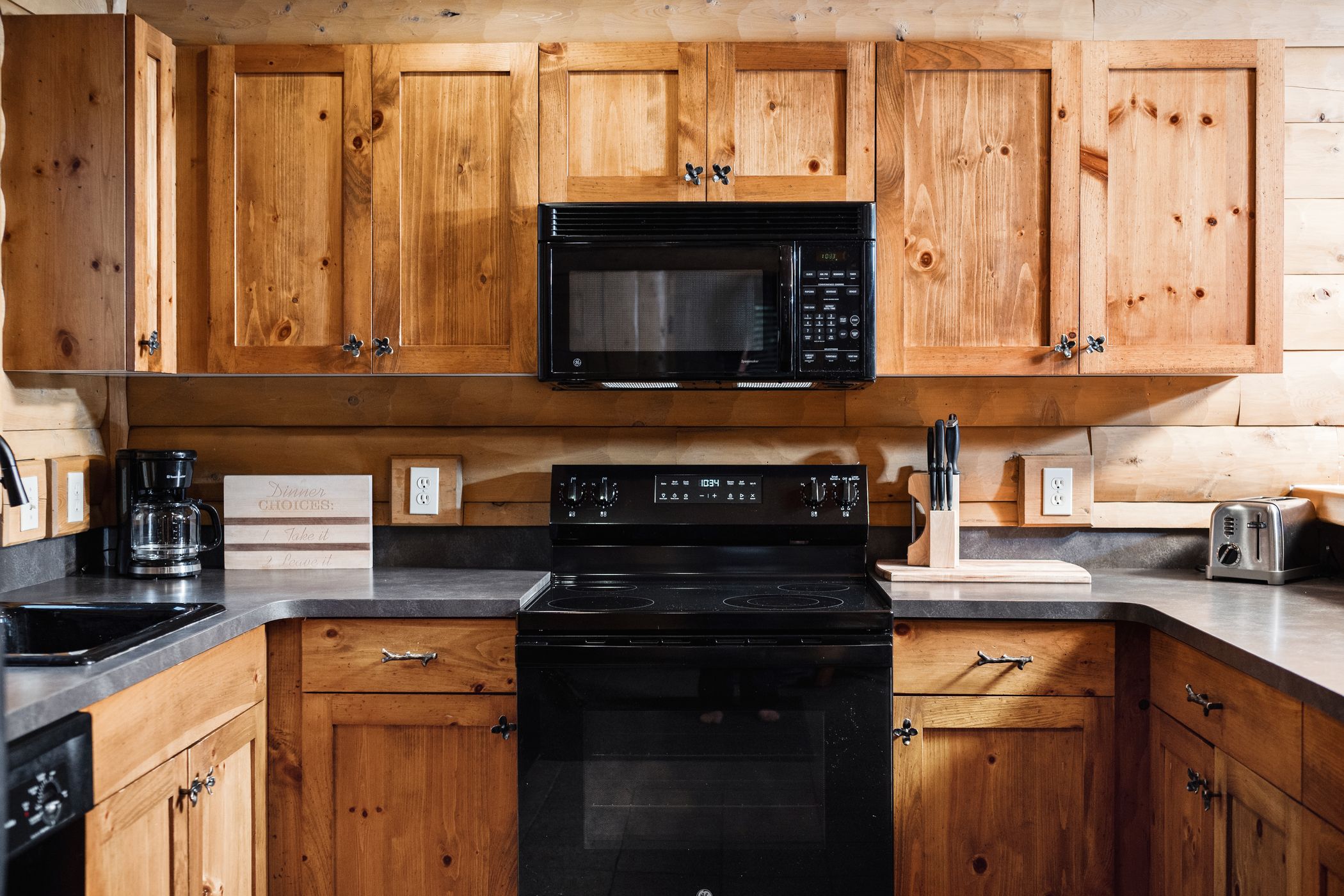 kitchen inside boyne mountain vacation rental
