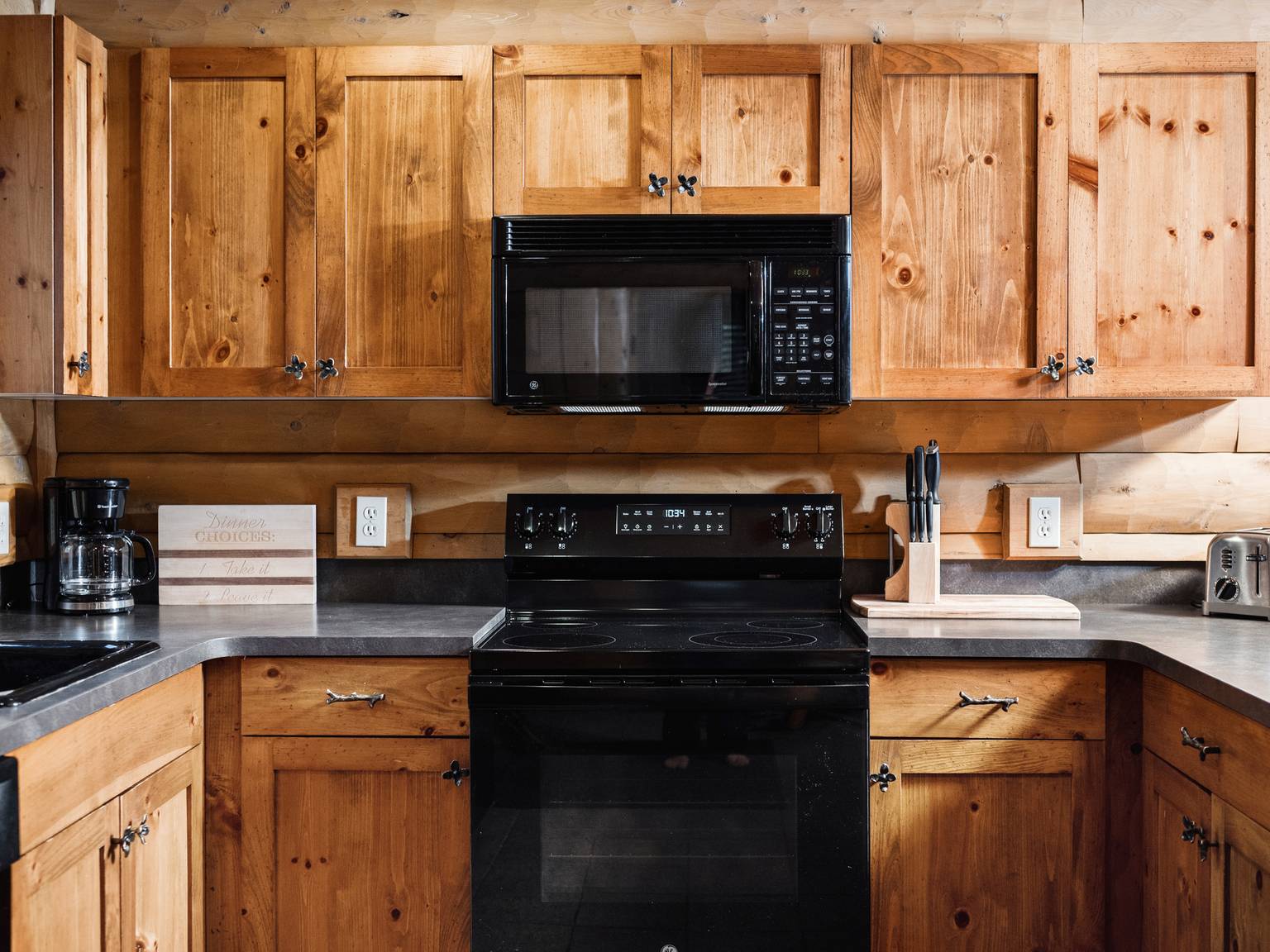 kitchen inside boyne mountain vacation rental