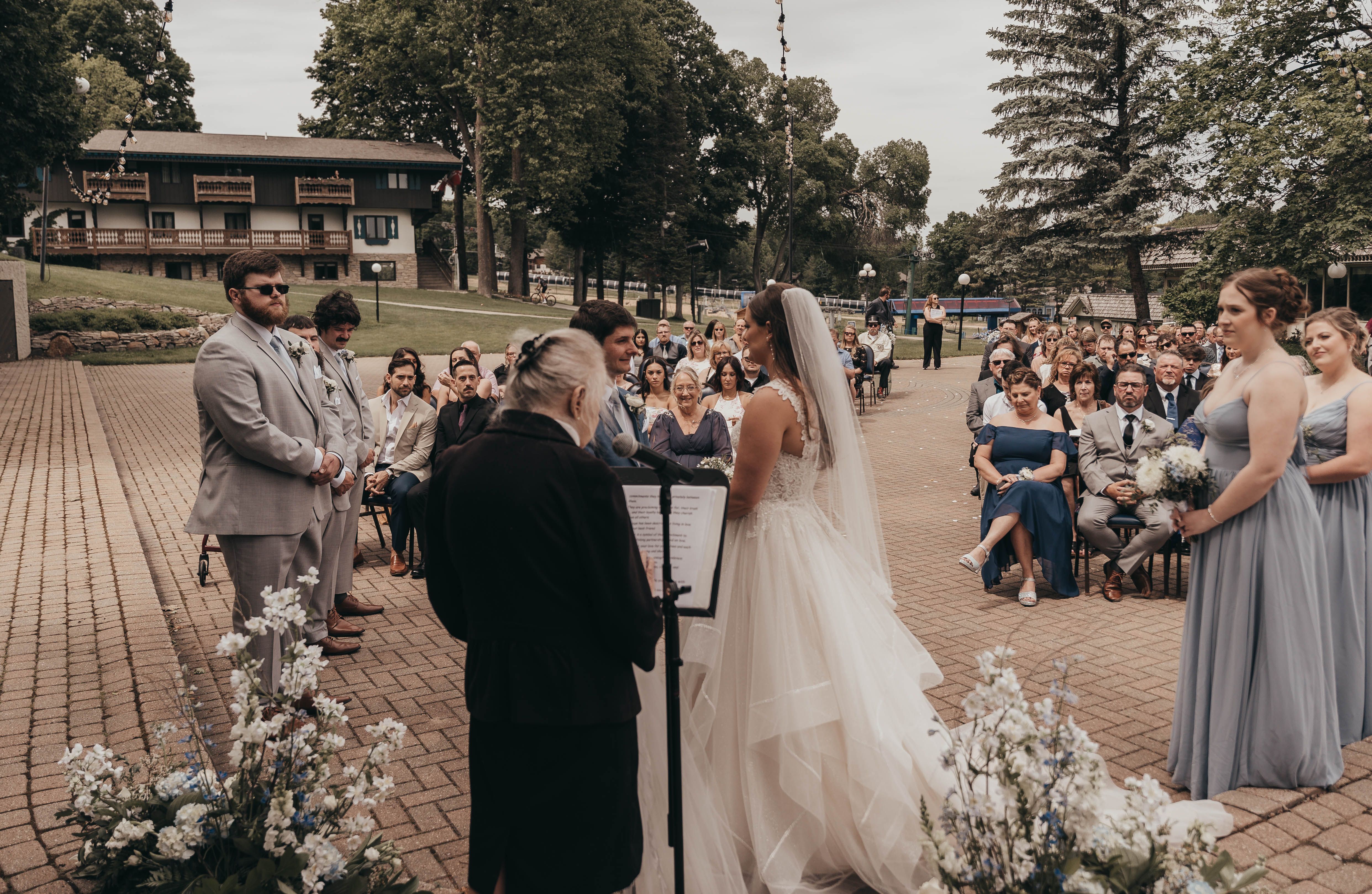 stein eriksen's patio ceremony