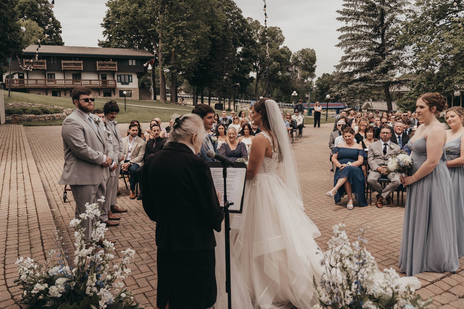 stein eriksen's patio ceremony