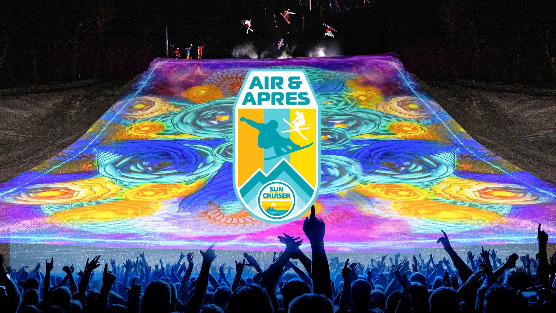 boyne logo on air and apres jump