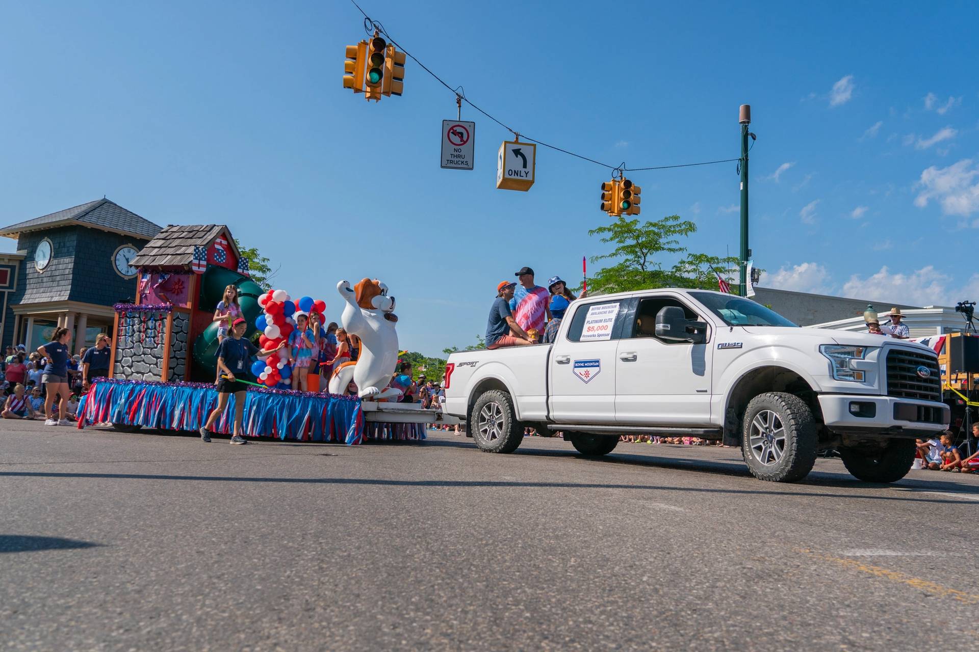 Boyne Mountain participating in the Boyne City parade