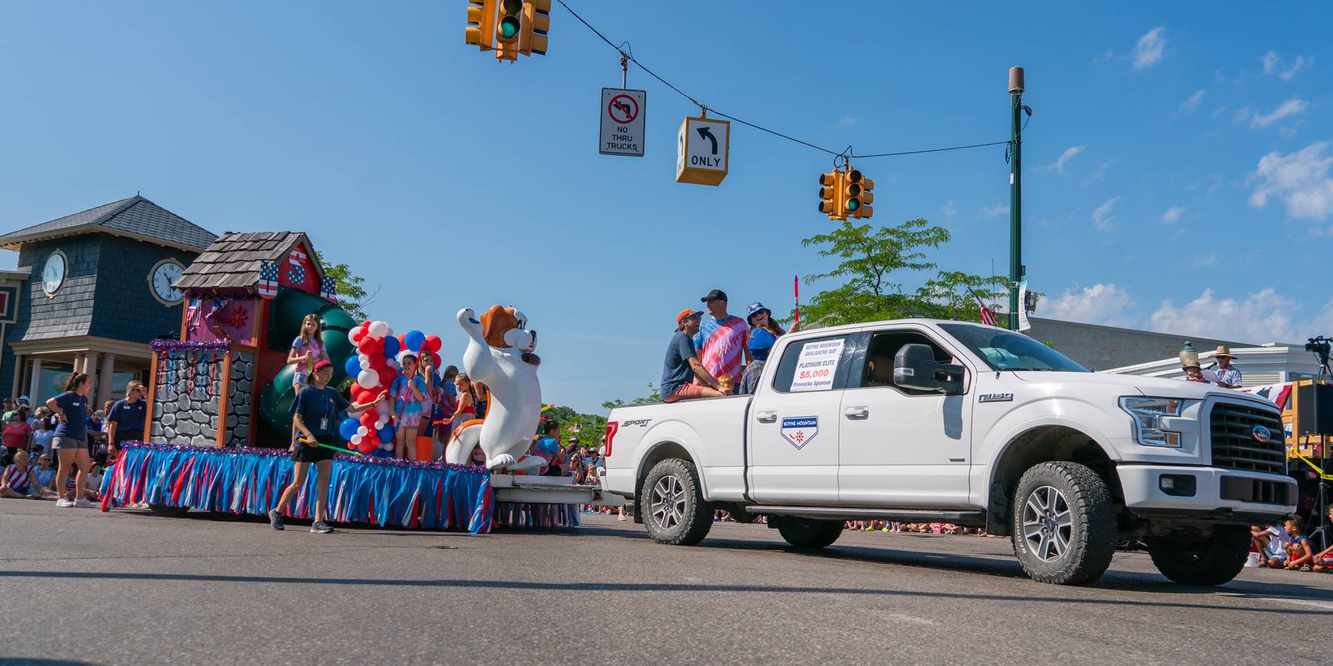 Boyne Mountain participating in the Boyne City parade