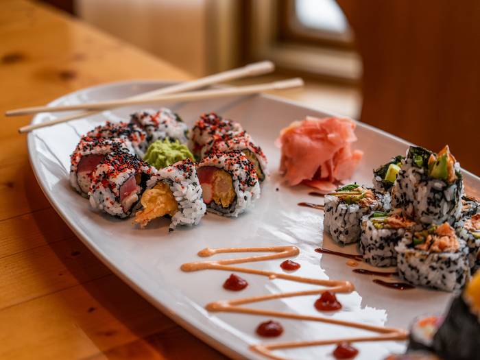 Sushi at Everett's Restaurant.