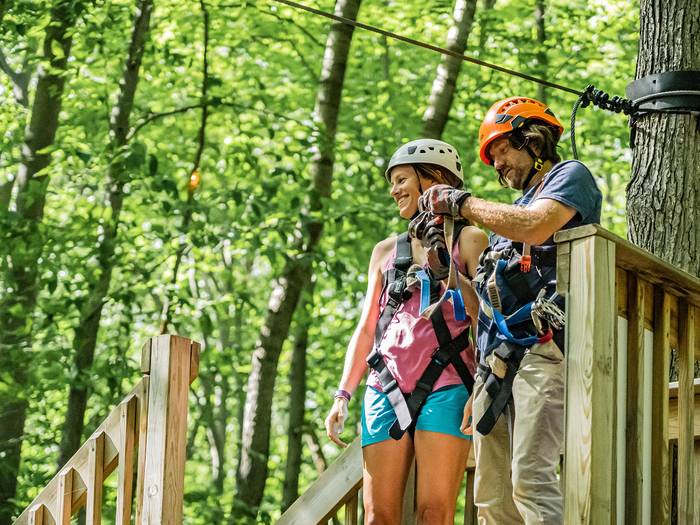 zipline girl