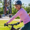 girl riding mountain bike
