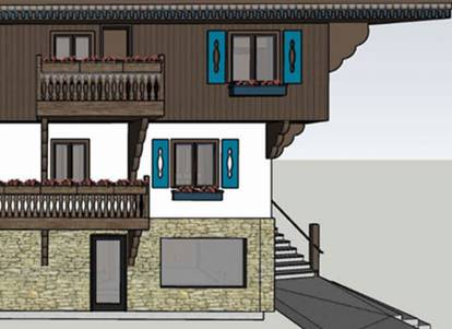 Rendered picture of the Edelweiss renovations.
