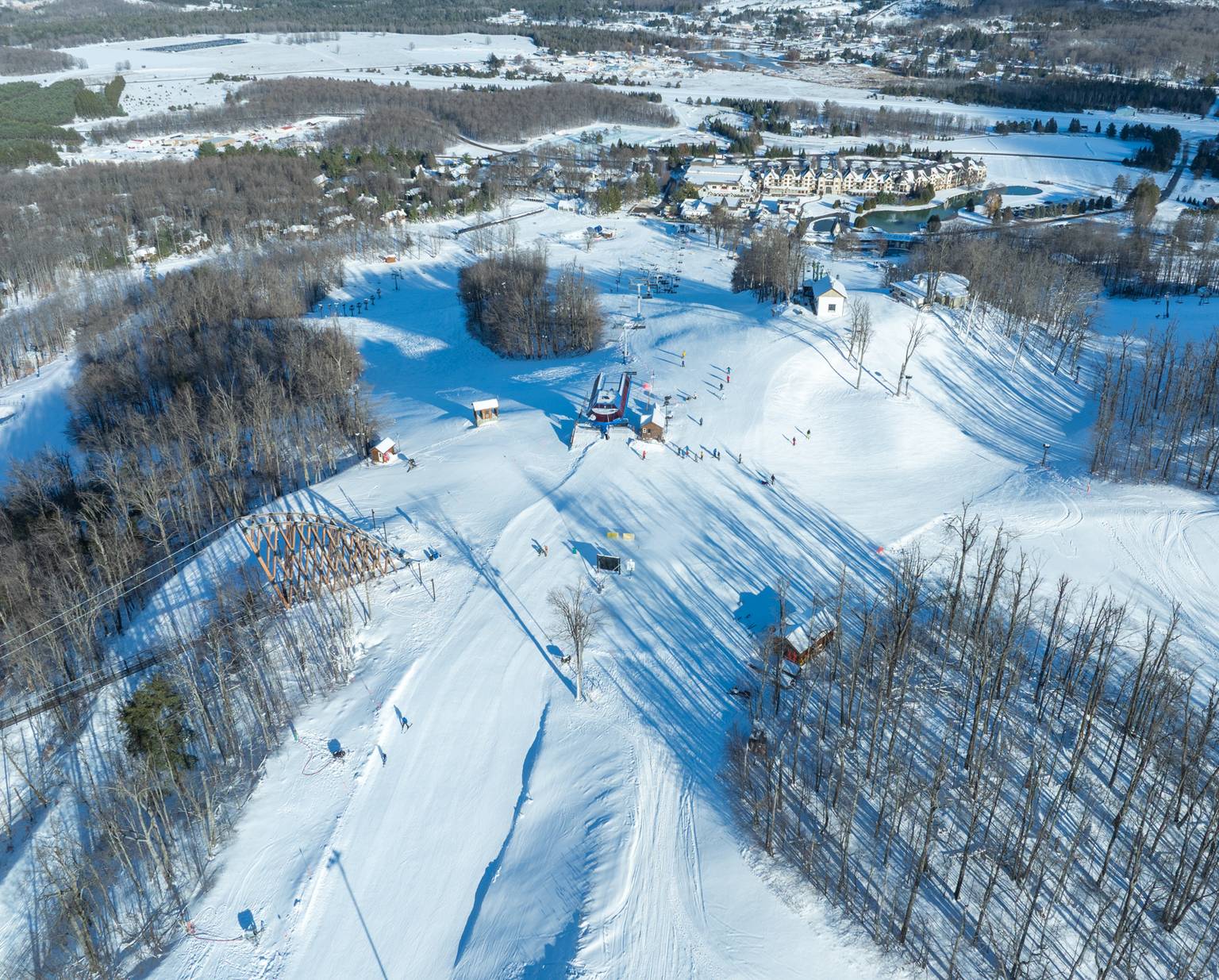bluebird day at boyne mountain