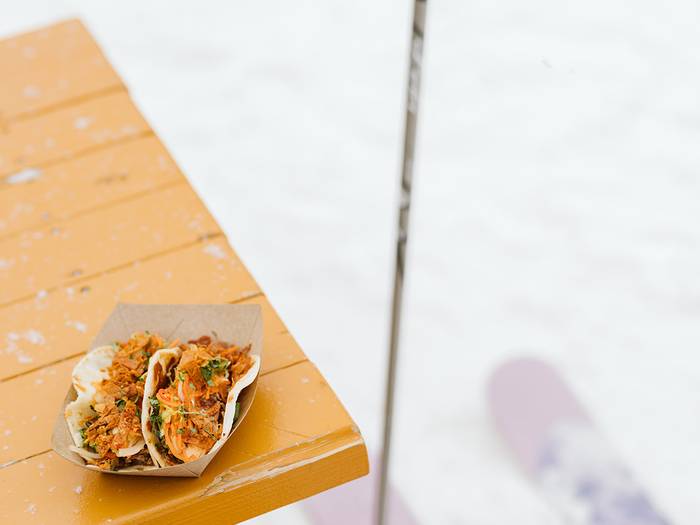 happy's taco's with skis