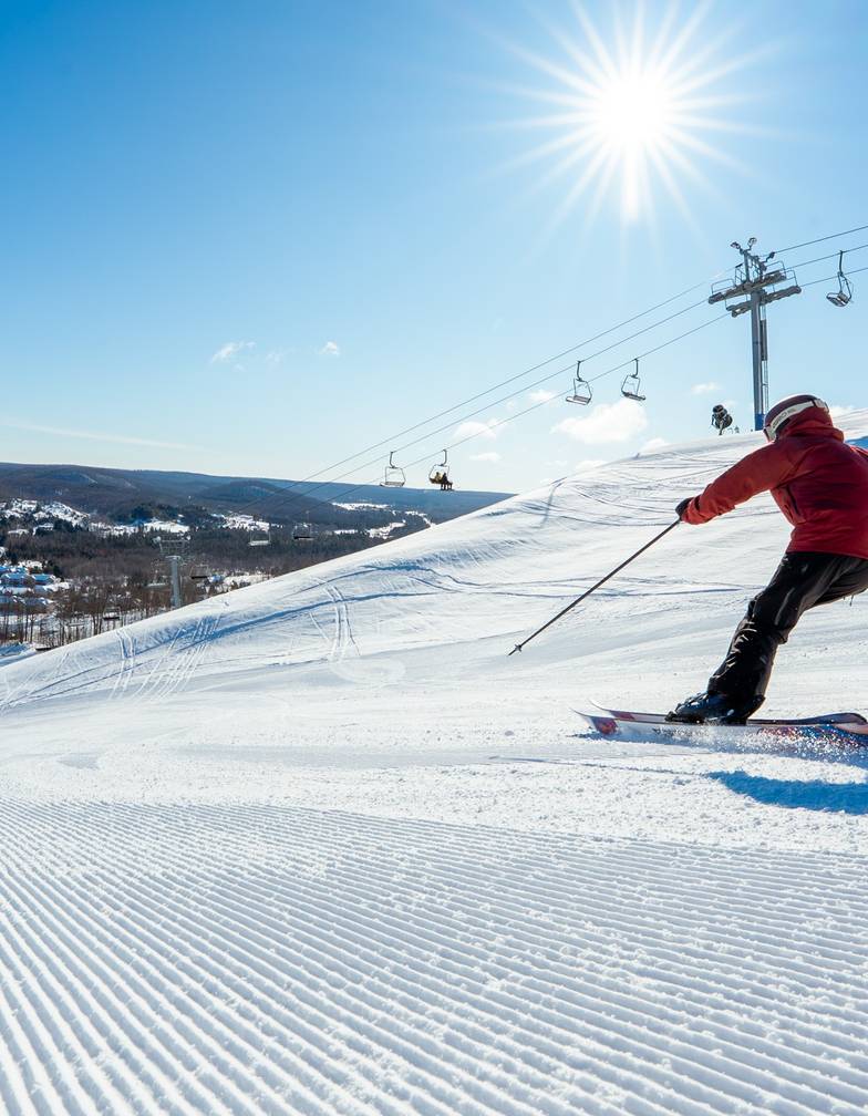 Aurora riding mclouth on a powder day