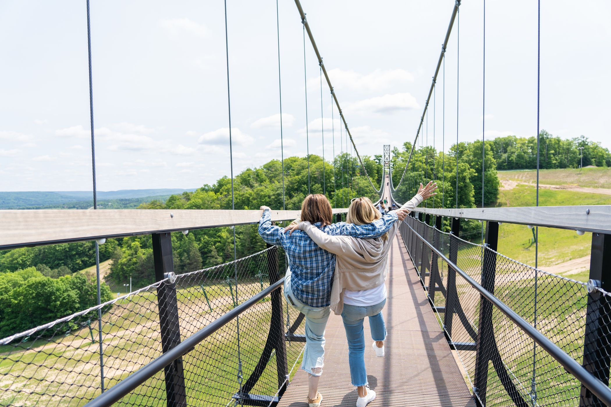 Guests having fun on SkyBridge