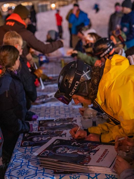 local rider at air & apres