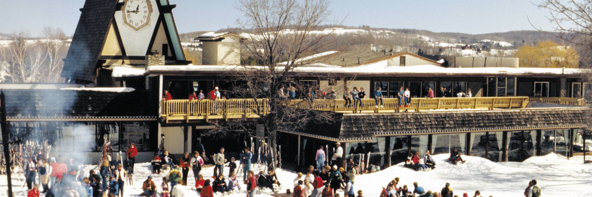 Boyne Mountain clocktower archive image