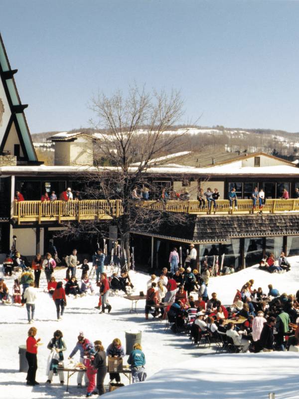 Boyne Mountain clocktower archive image