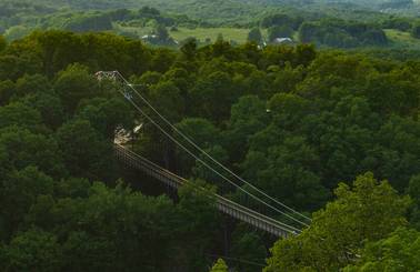 aerial view of skybridge