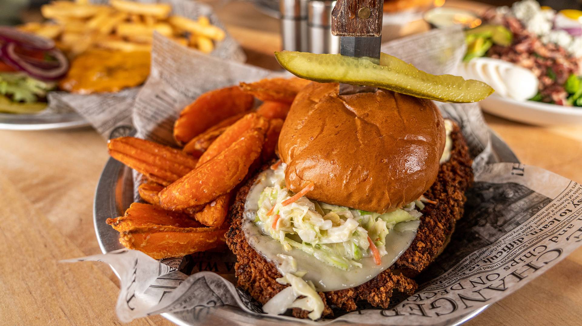Chicken Sandwich from Forty Acres Tavern