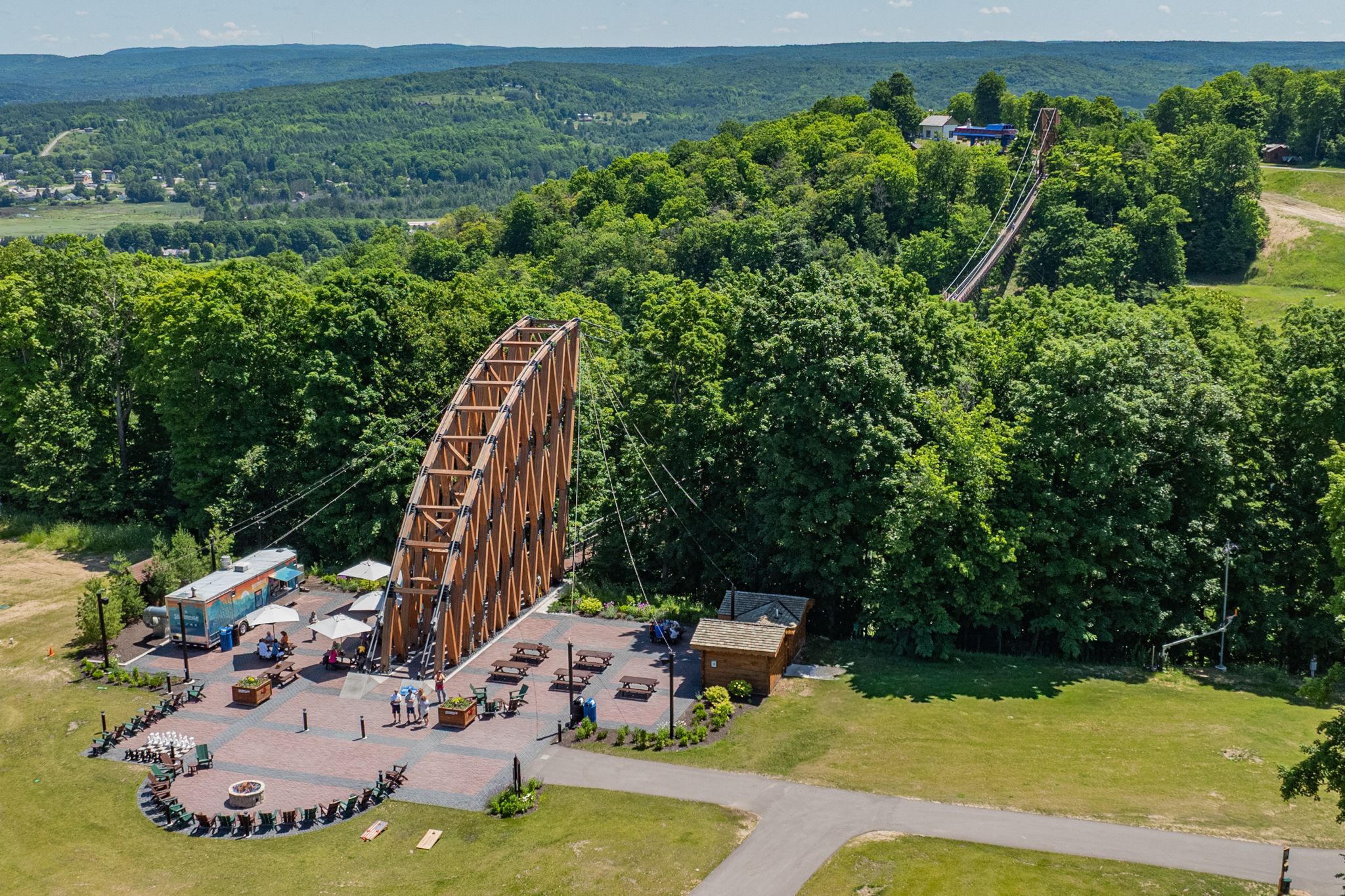 drone view of disciples overlook