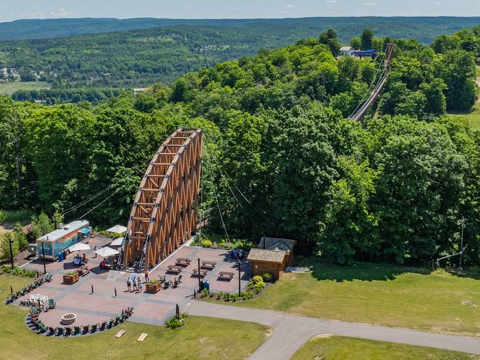 drone view of disciples overlook