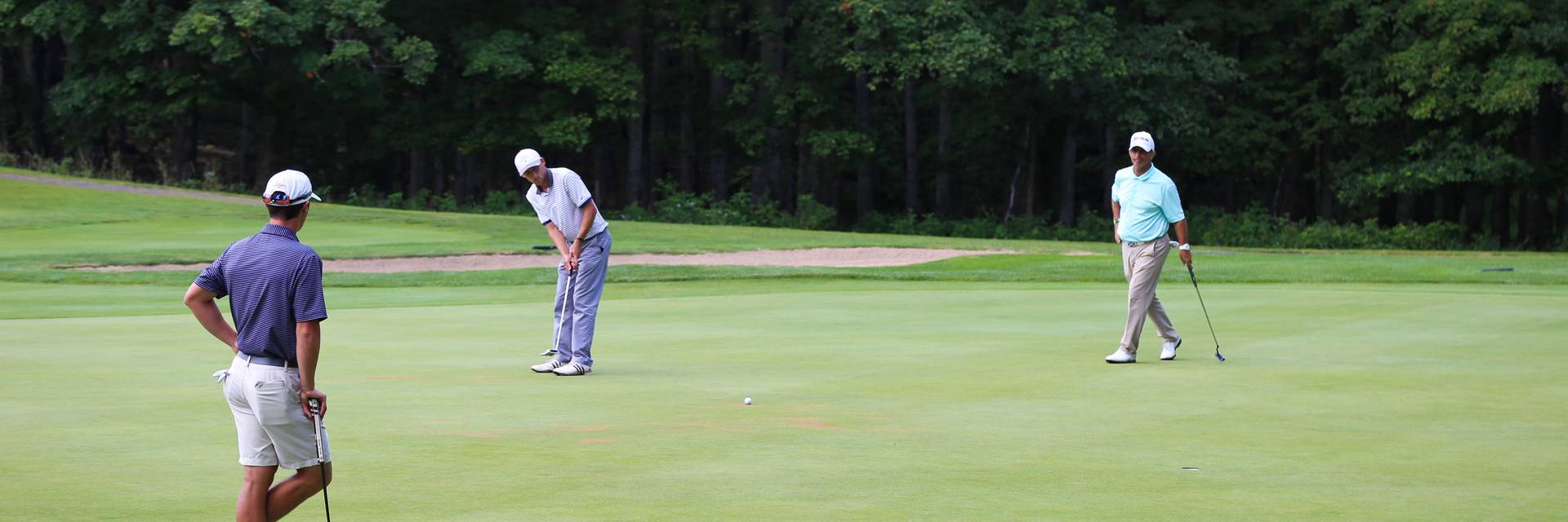 Golfers on the green