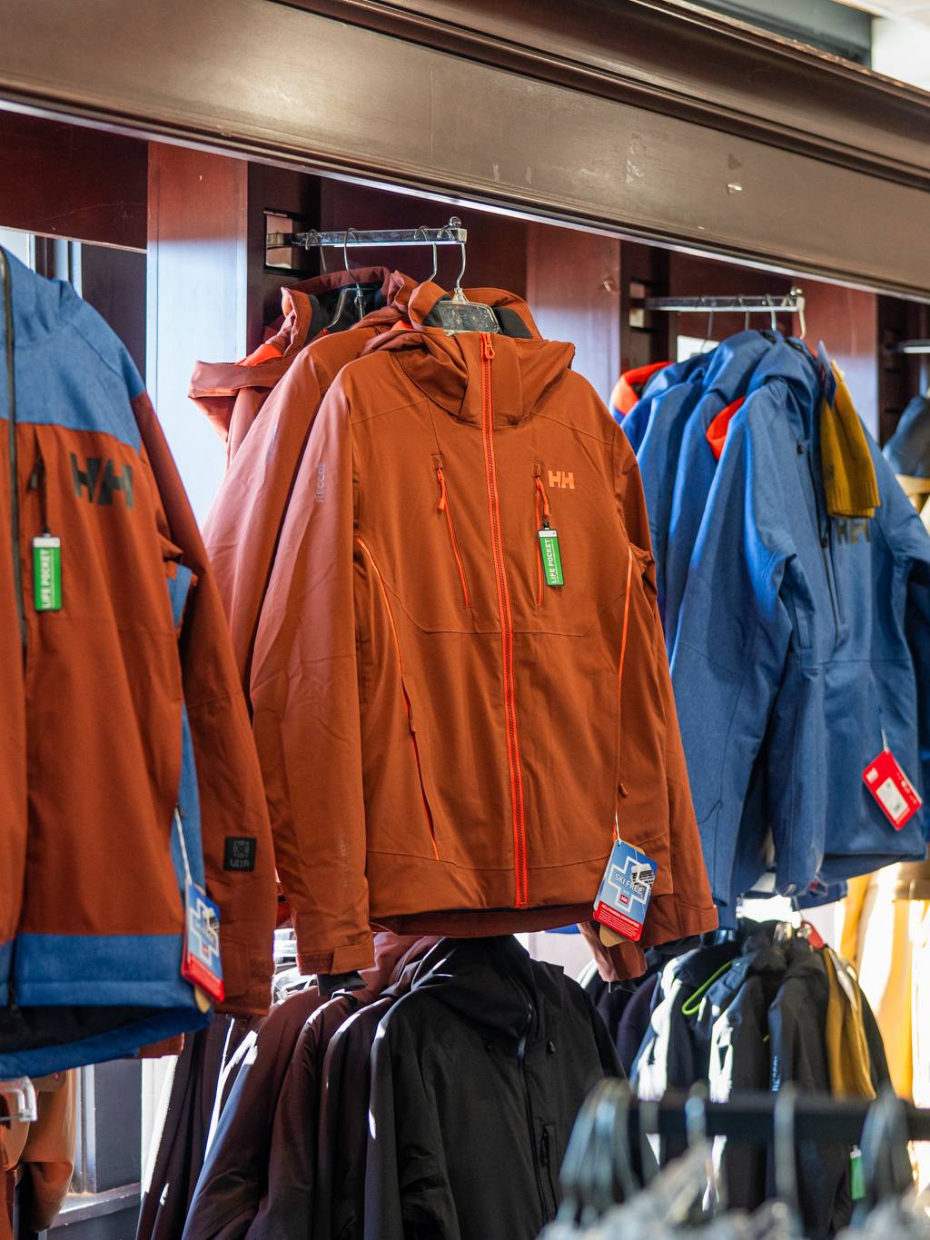 Helly Hansen gear at Boyne Country Sports