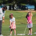 kids learning to golf