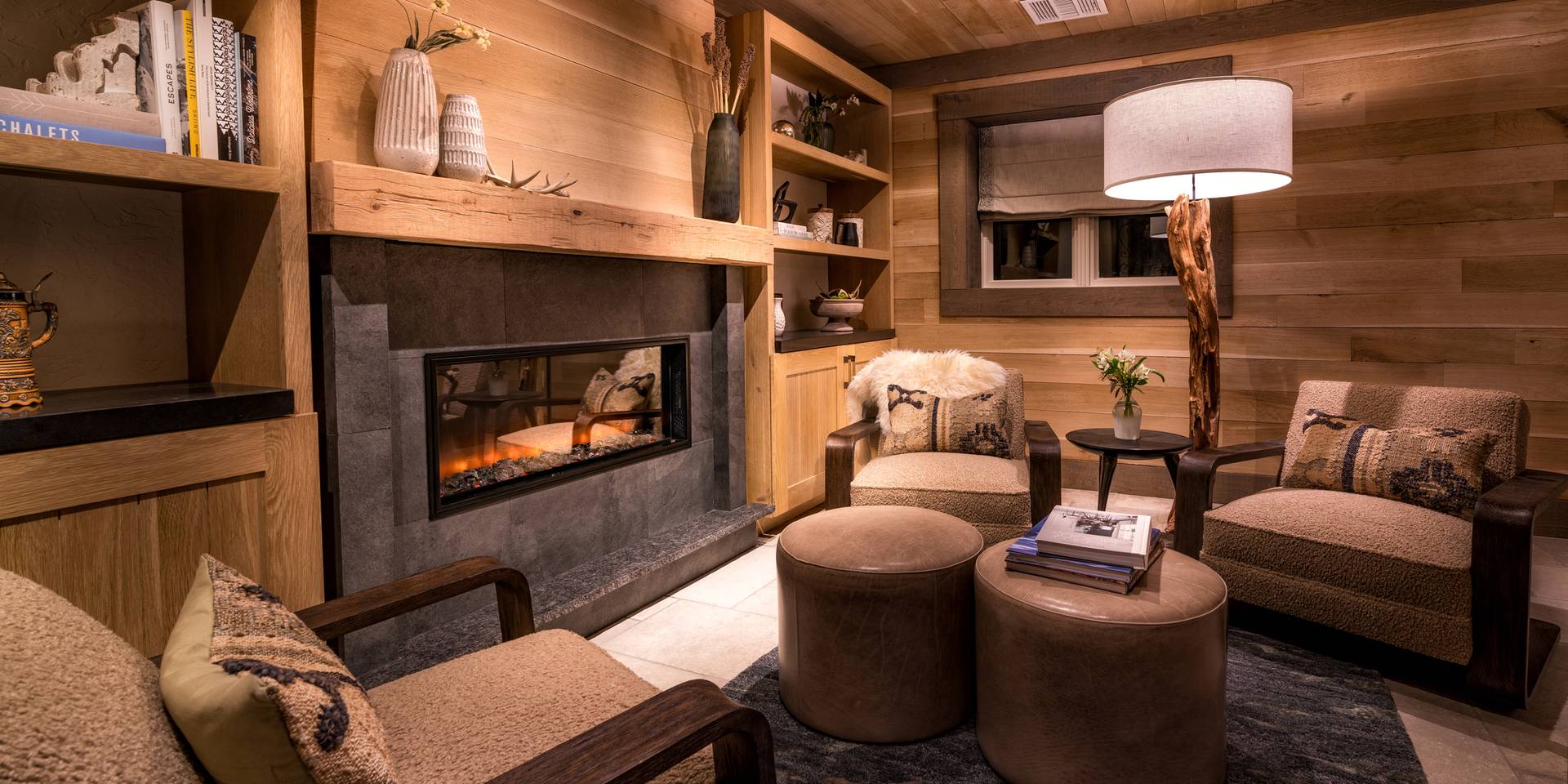 Chalet Edelweiss guests in nordic sauna