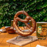 Two Skitoberfest steins making a toast