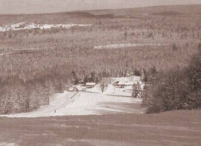 Top of the hill at the Wallon Hill ski area or what others call Thunder Mountain.