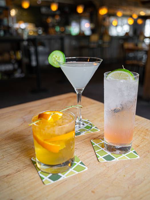 cocktails at Forty Acres Tavern