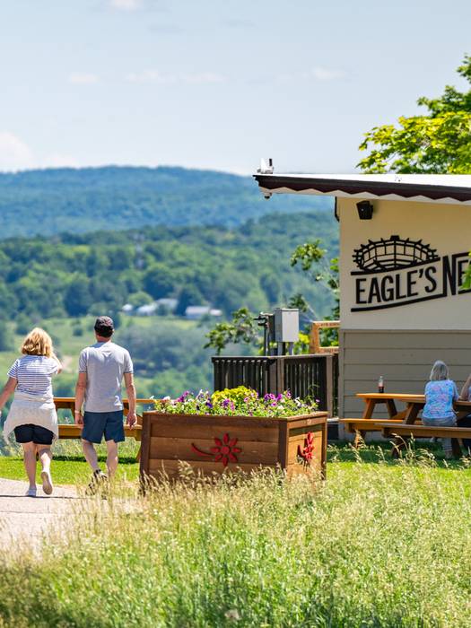 people outside eagles nest