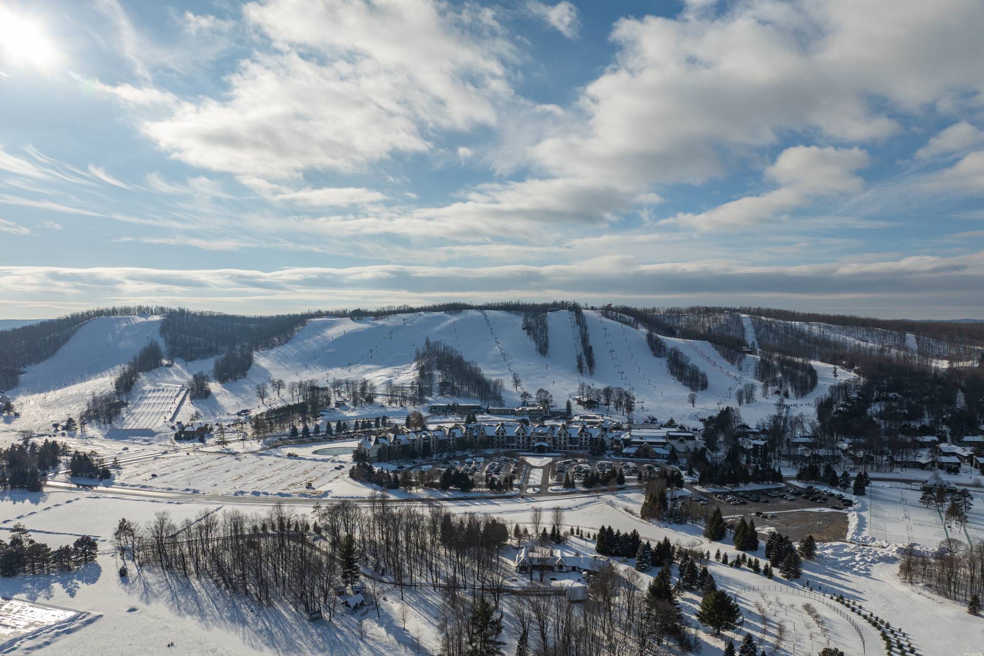boyne mountain resort in the winter