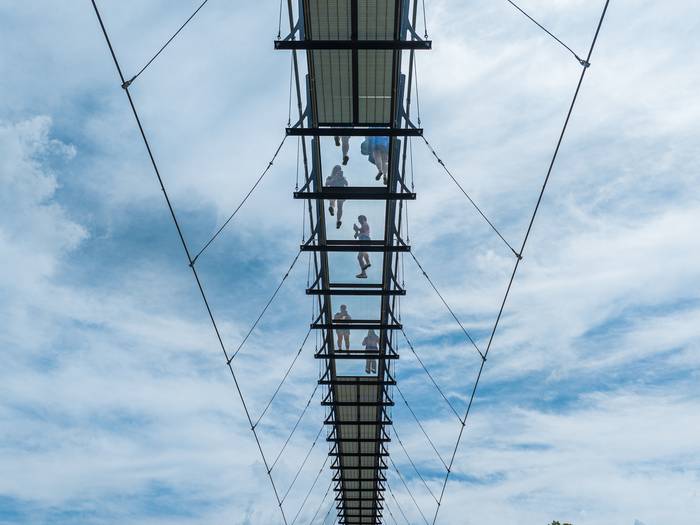 skybridge from below