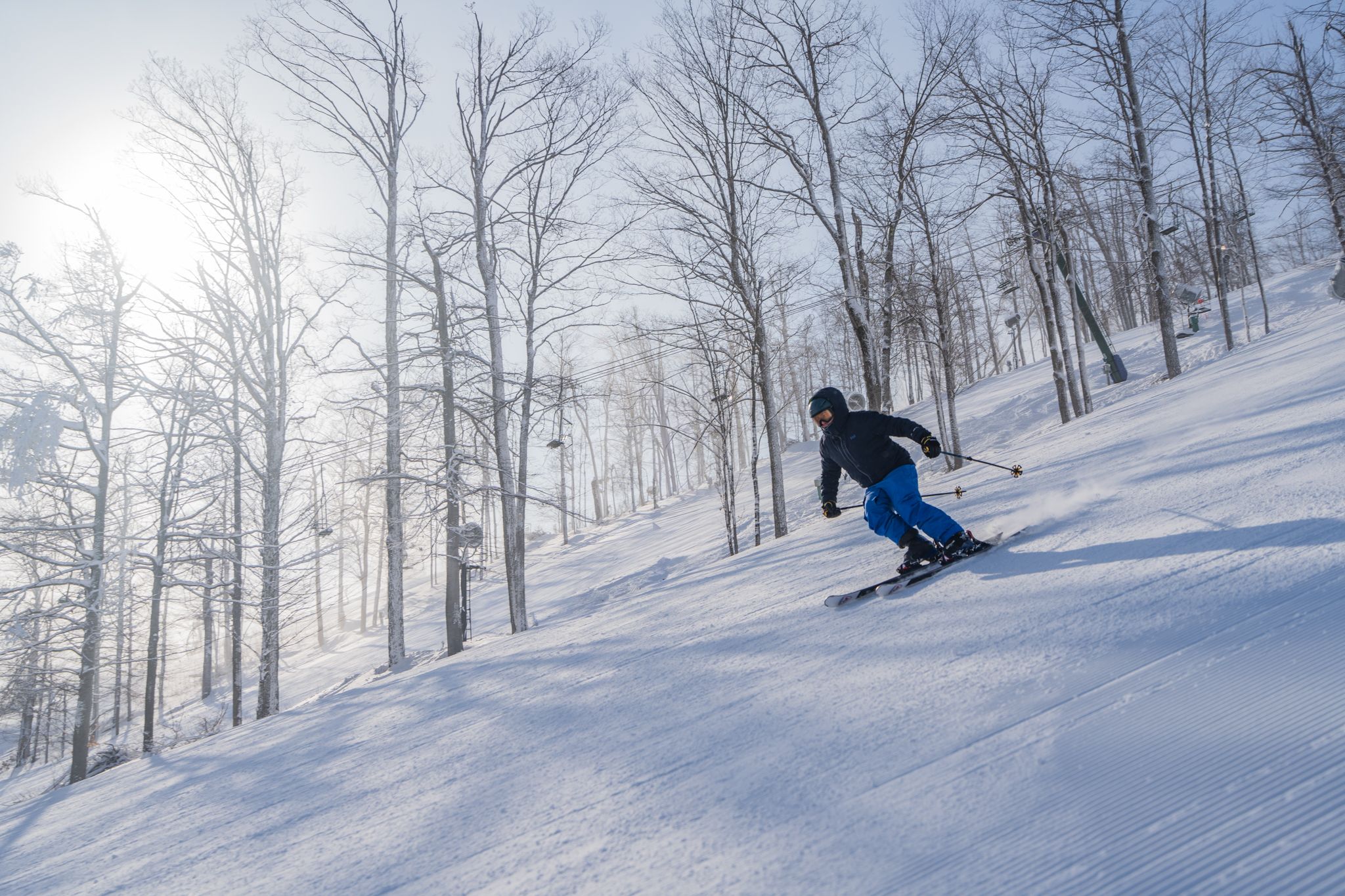 skier at boyne mountain