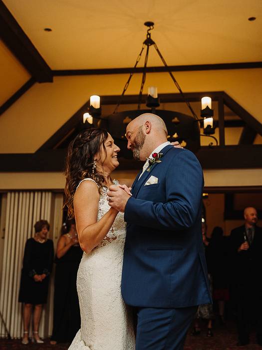married couple dancing