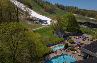pool aerial view
