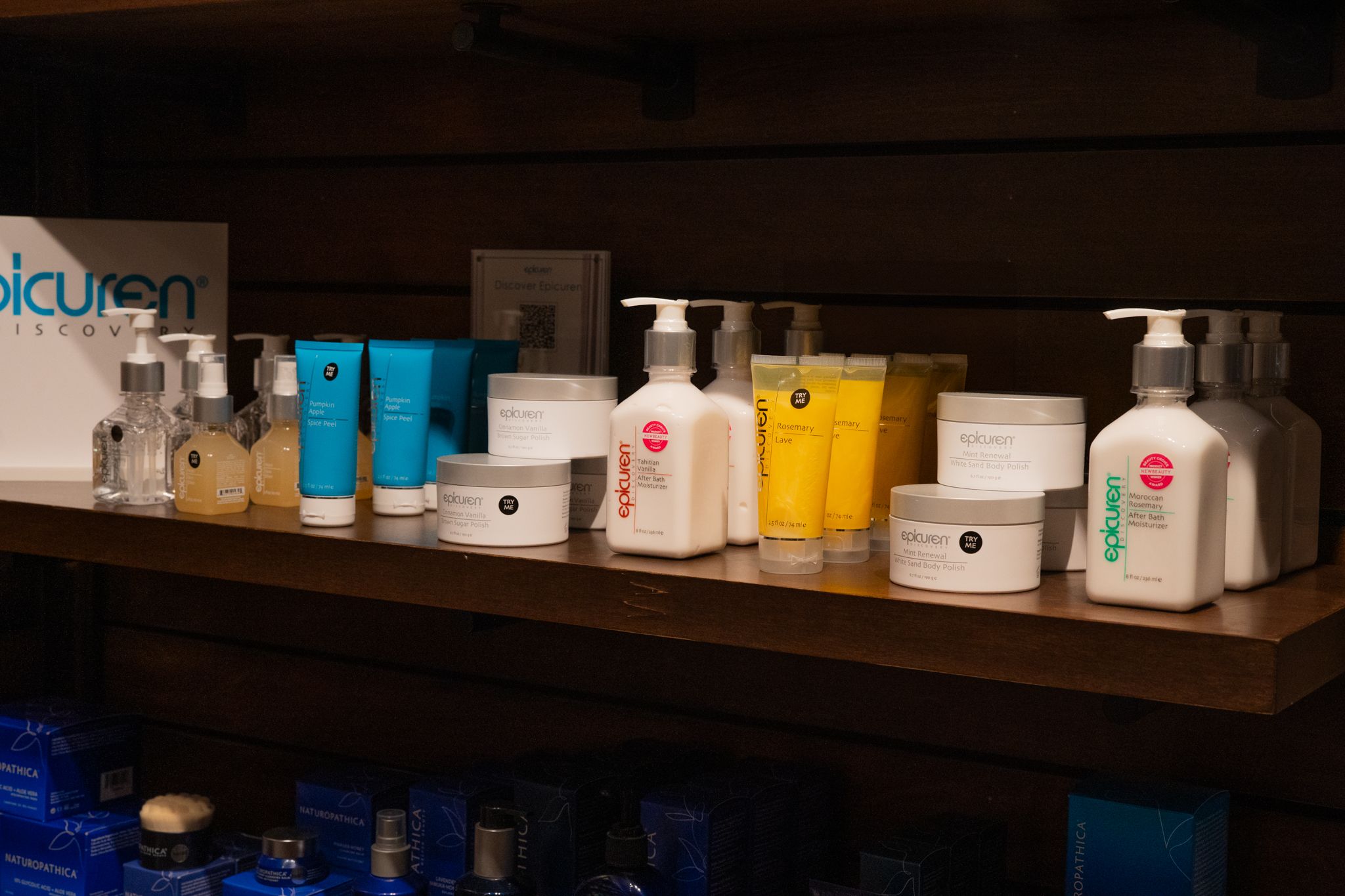 Epicuren Skincare Display