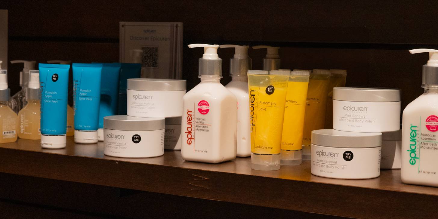 Epicuren Skincare Display