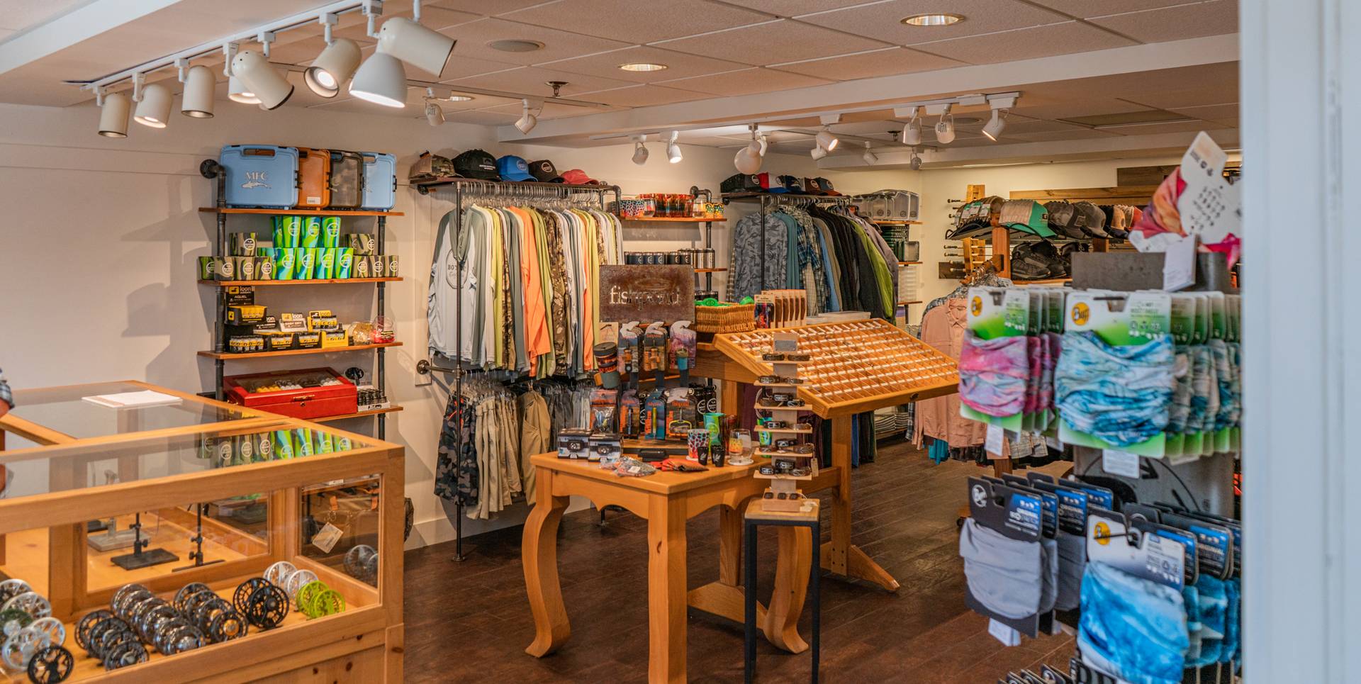 inside Boyne Outfitters store